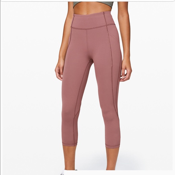 Lulu time to sweat crop Clearance